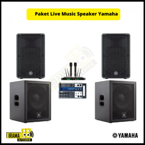 Paket Live Music Speaker Aktif Yamaha DRB12